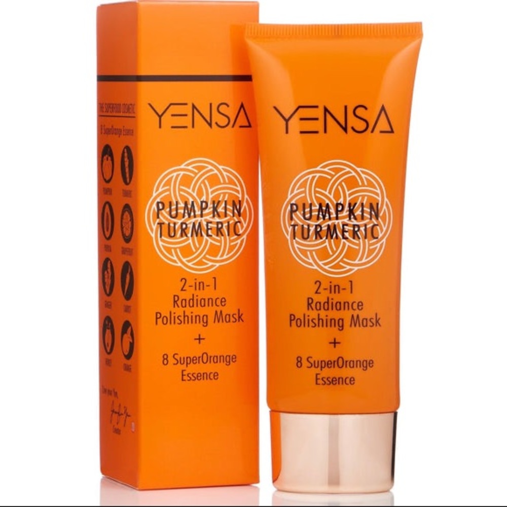 YENSA Pumpkin Turmeric 2-in-1 Radiance Polishing Mask